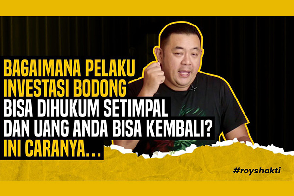 Hukuman Pelaku Investasi Bodong
