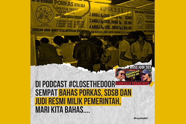 Porkas, sdsb dan judi resmi Porkas, sdsb dan judi resmi