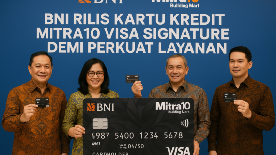 BNI RILIS KARTU KREDIT MITRA10 VISA SIGNATURE DEMI PERKUAT LAYANAN