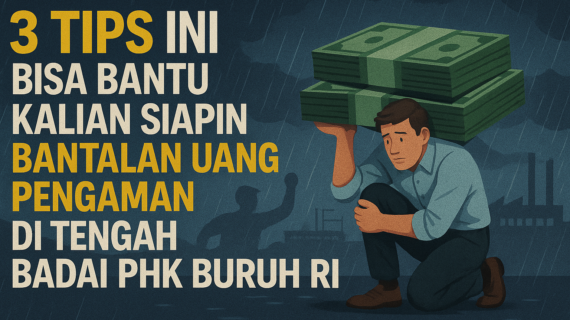 3 TIPS INI BISA BANTU KALIAN SIAPIN BANTALAN UANG PENGAMAN DI TENGAH BADAI PHK BURUH RI!