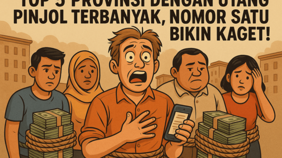 TOP 5 PROVINSI DENGAN UTANG PINJOL TERBANYAK, NOMOR SATU BIKIN KAGET!