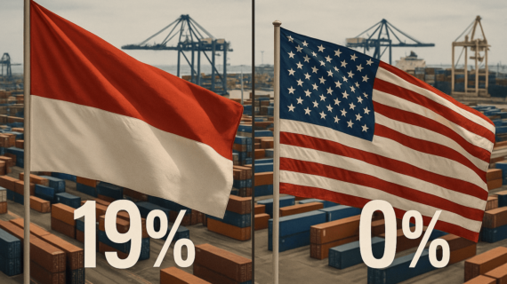 BABAK BARU PERDAGANGAN INDONESIA – AS: RI KENA TARIF 19%, AS BEBAS TARIF